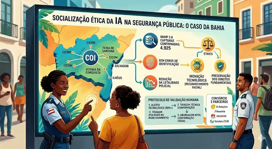 IA e Segurança Pública: O Caso da Bahia como Modelo de Socialização Ética da Tecnologia no Brasil