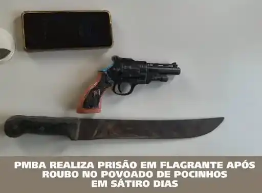 PMBA realiza prisão em flagrante em Sátiro Dias.