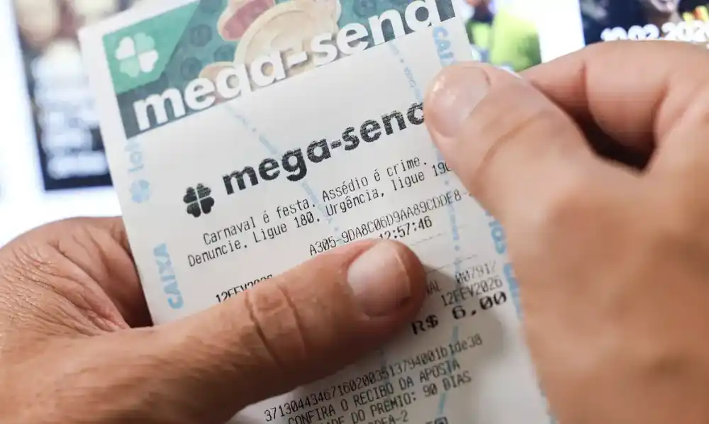 Bilhete de loteria traz alerta de combate à violência contra a mulher